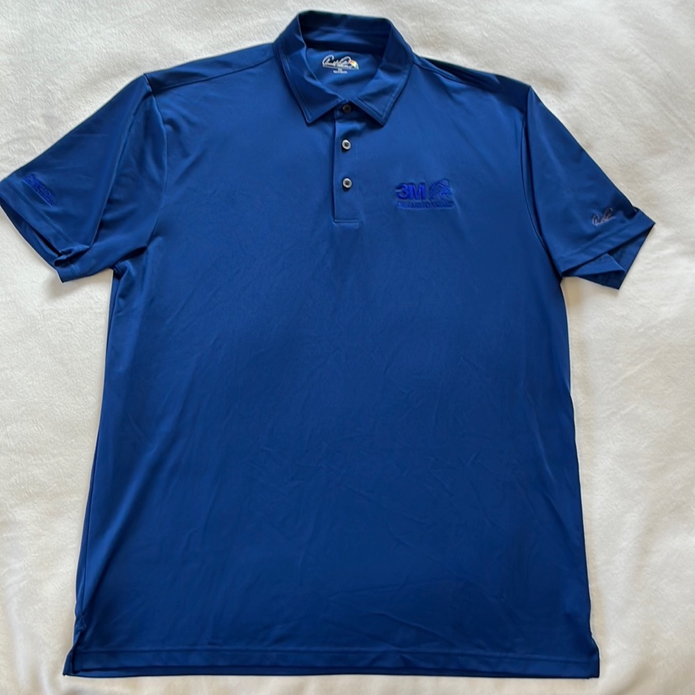 Blue men’s golf shirt sz XXL